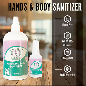 Hands and Body Sanitizer (1x16oz + 2x2oz)