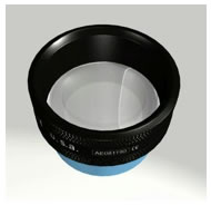 One-Mirror Glass Trabeculum Laser Lens (No Flange - No Fluid)
